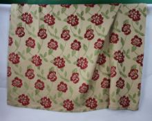 High quality Vintage Lined Patterned Curtains & Material Offcuts