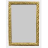 Gilt Leaf Framed Bevelled Glass Wall Mirror 52 x 75 cm