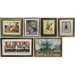 Collection of 6 Framed Prints