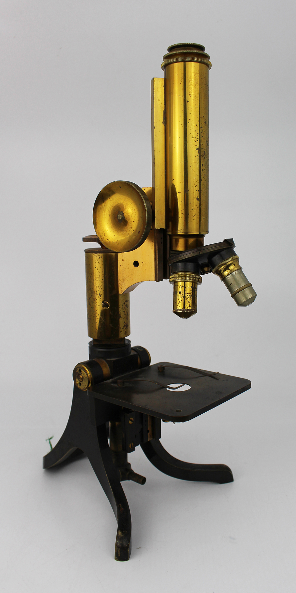 Antique Henry Crouch Microscope