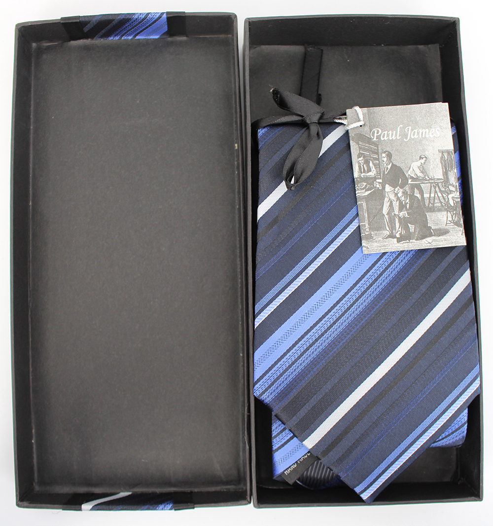 Collection of 6 Hand Made Artificial Silk Ties Boxed - Image 4 of 13
