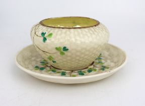 Irish Belleek Cup & Saucer c.1900