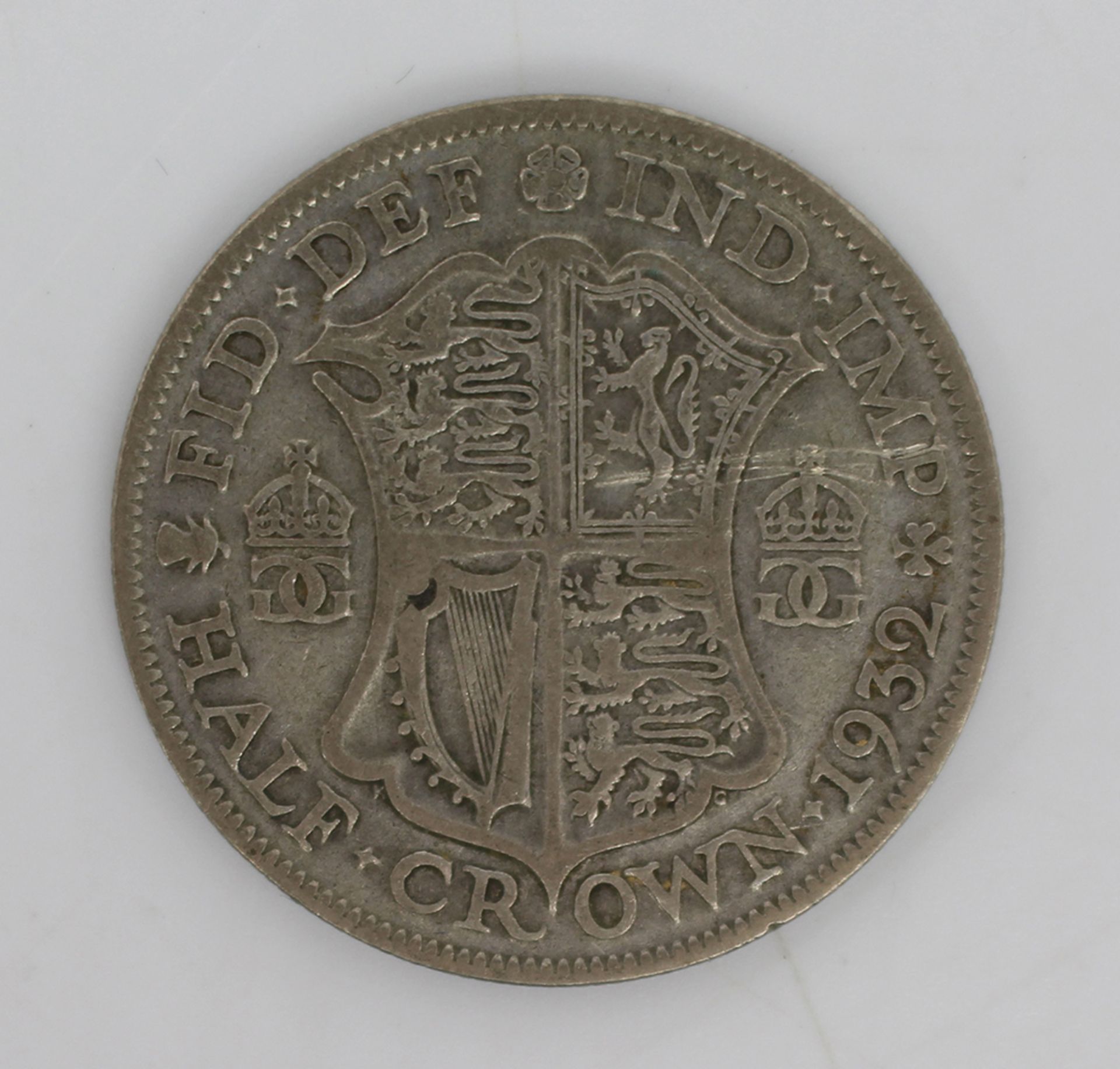 George V Silver Half Crown 1932 - Image 2 of 2