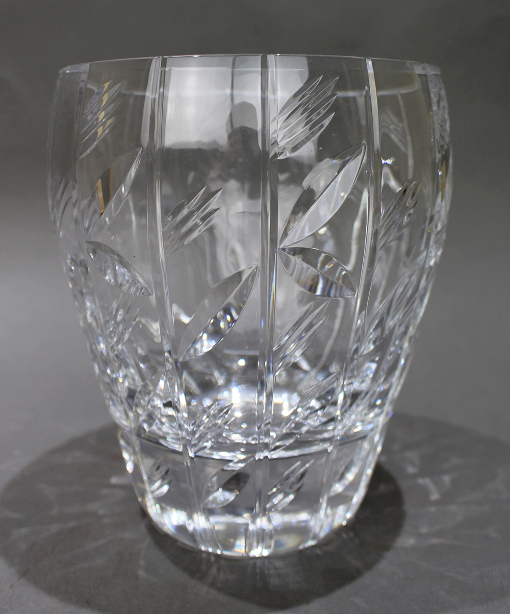 Vintage Cut Glass Crystal Vase