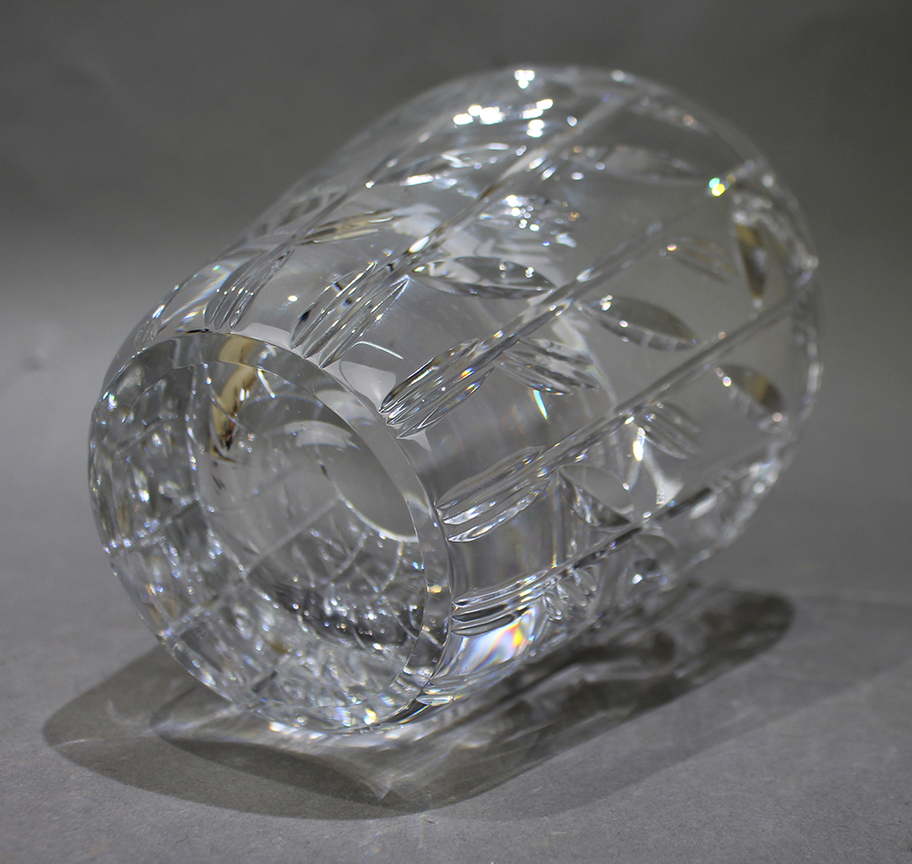 Vintage Cut Glass Crystal Vase - Bild 3 aus 3