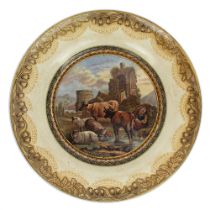 Antique Prattware Plate