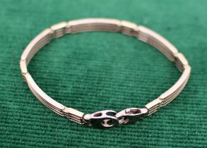 Good Quality Modern 9ct White Gold Bracelet