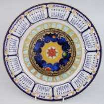 Royal Worcester Millennium Calendar Plate