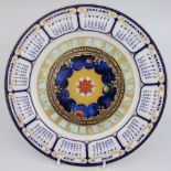 Royal Worcester Millennium Calendar Plate