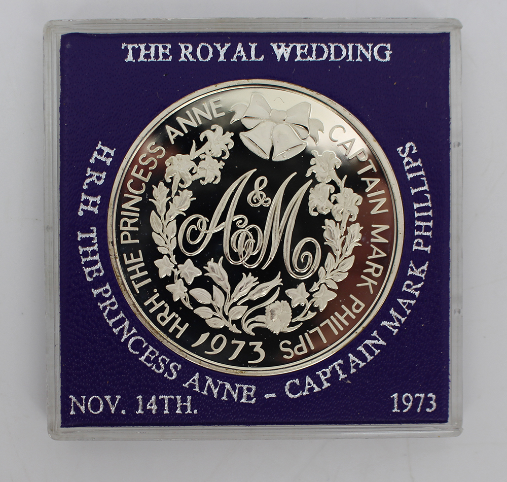 The Royal Wedding Princess Anne 1973 Limited Edition Sterling Silver Coin - Image 4 of 4