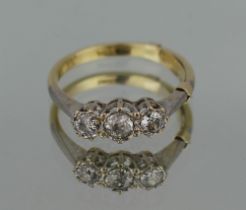 Three Stone Diamond 18ct Ring