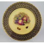 Aynsley Fruit Cabinet Plate