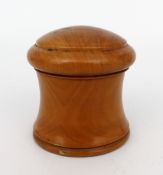 Antique Treen Fruitwood Pot