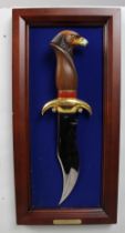 Franklin Mint Golden Eagle Decorative Dagger