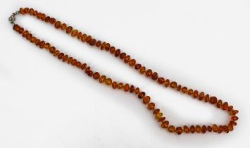 Amber Bead Necklace