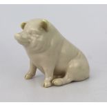 Irish Belleek Pig c.1970