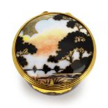 Royal Worcester The Connoisseur Collection Morning River Trinket Box