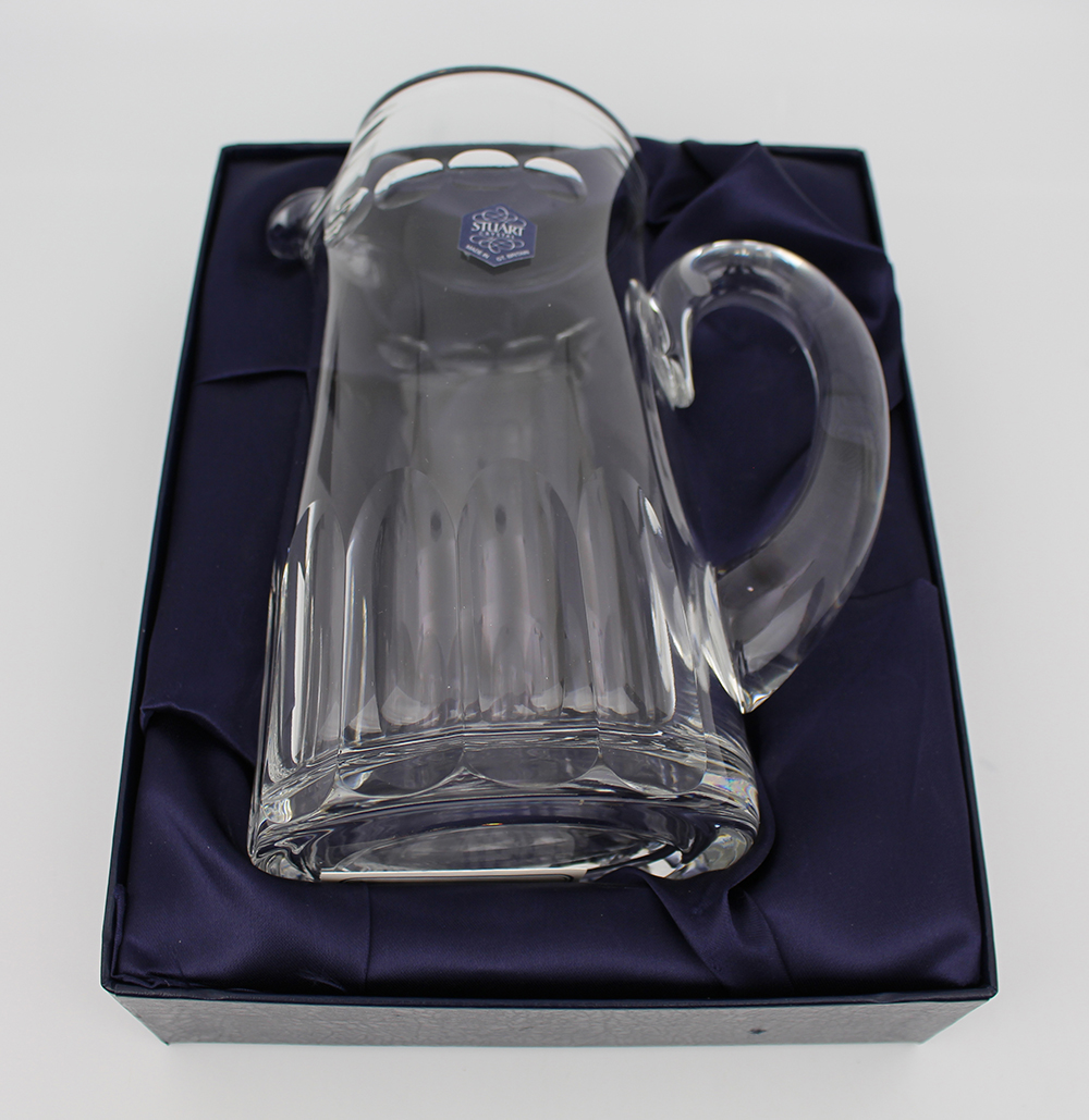 Stuart Cut Glass Crystal Thumb Slice Jug