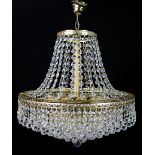 Fine Quality Crystal Gold Plated Chandelier