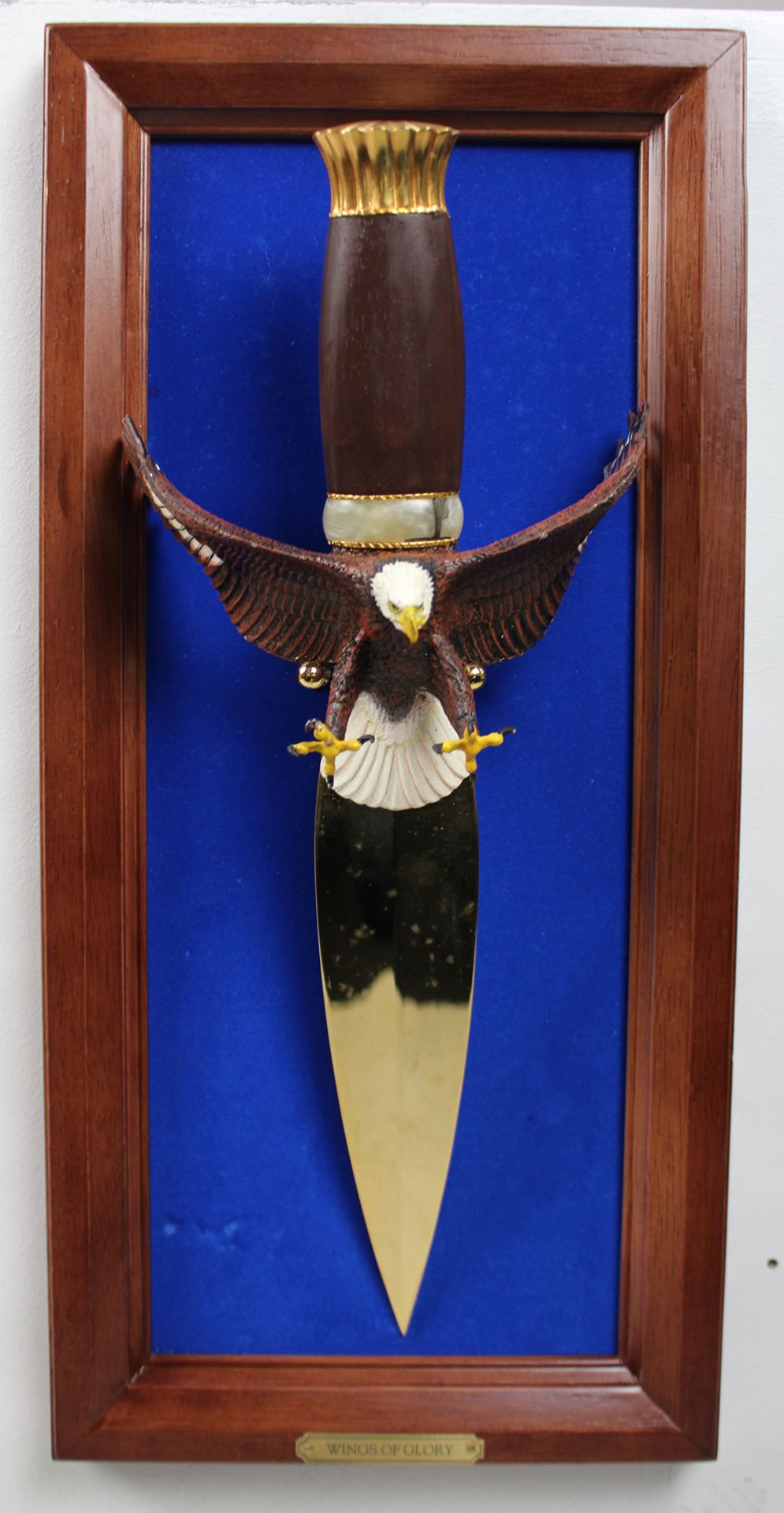 Franklin Mint Wings of Glory Decorative Dagger