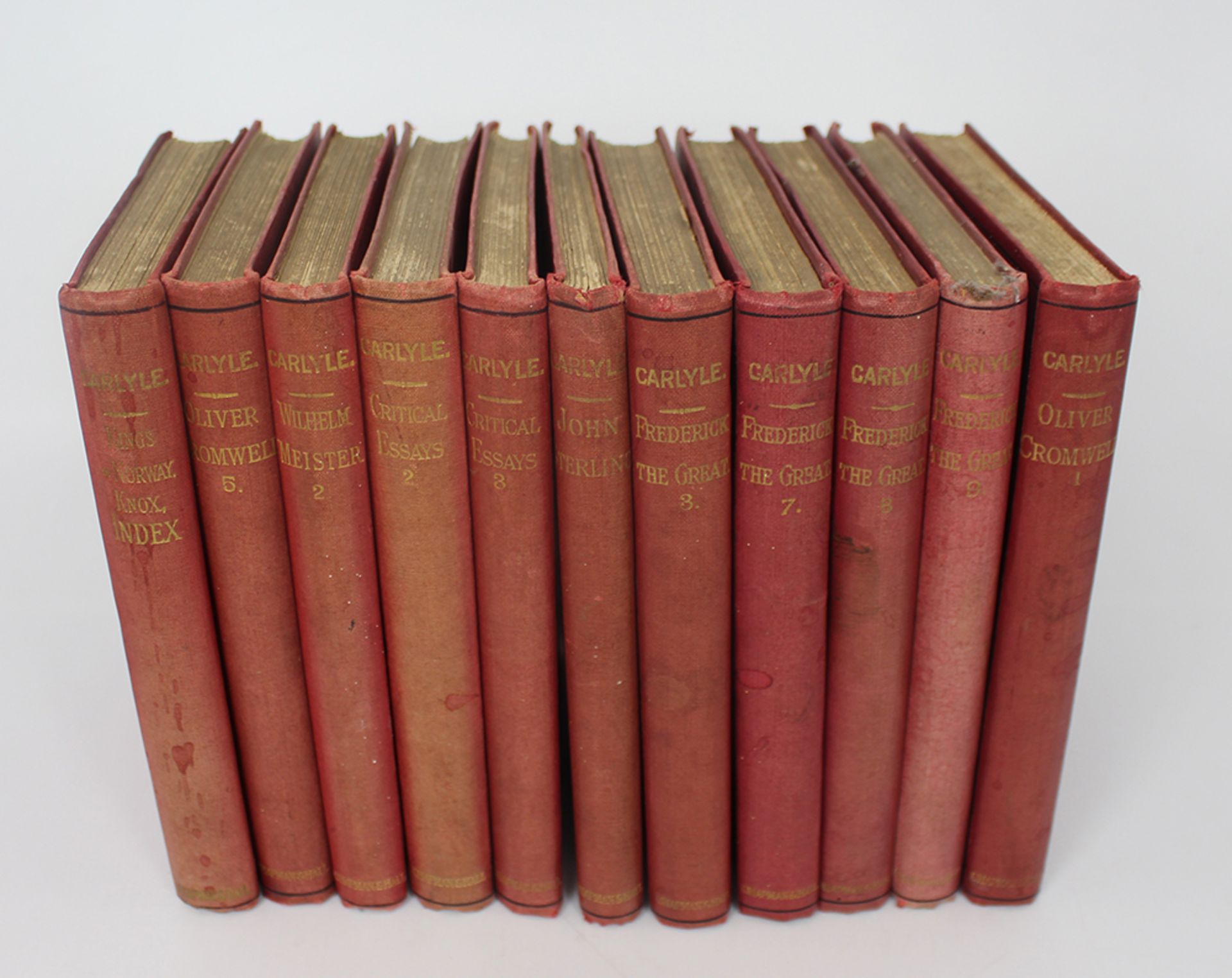 Carlyle History Books Chapman & Hill 11 Volumes - Image 2 of 5