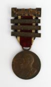 The King's Medal with Bar & Ribbon for L. Sumner