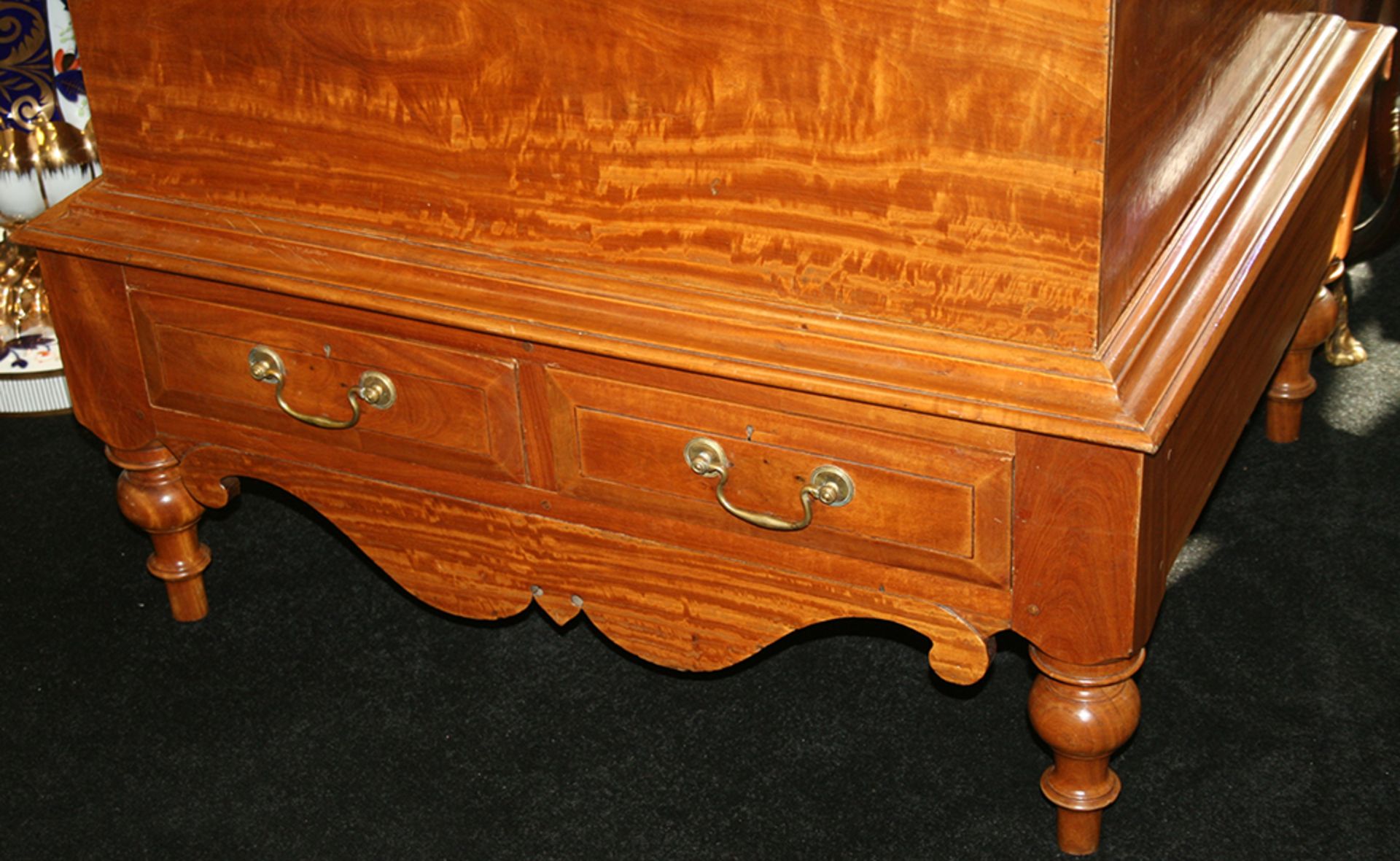 George IV Solid Satinwood Silver Chest on Stand - Image 4 of 10