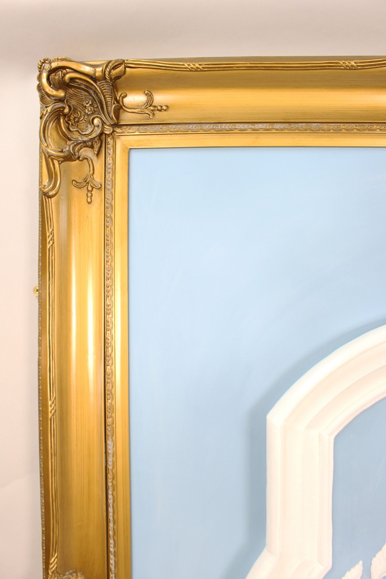 Set of 4 Impressive Very Large Plaster Panels Set in Gilt Frame - Image 22 of 31