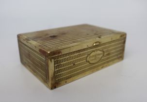 Vintage Brass State Express Cigarettes Box