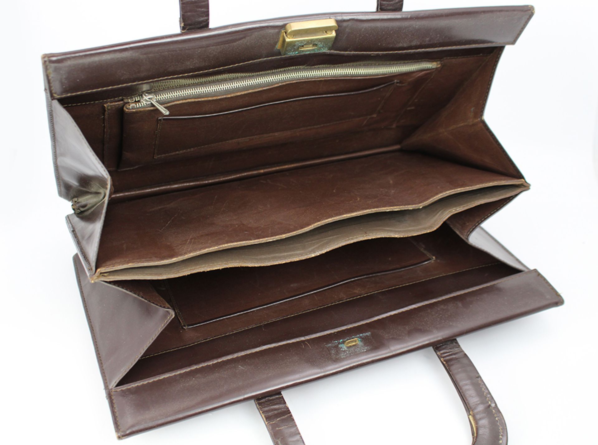 Vintage Patent Leather Handbag - Image 3 of 4