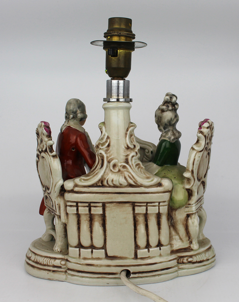 Decorative Italian Ceramic Table Lamp - Image 2 of 3