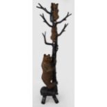 19th Century Black Forest Carved Bear Coat Stand