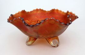 Vintage Iridescent Carnival Glass Bowl