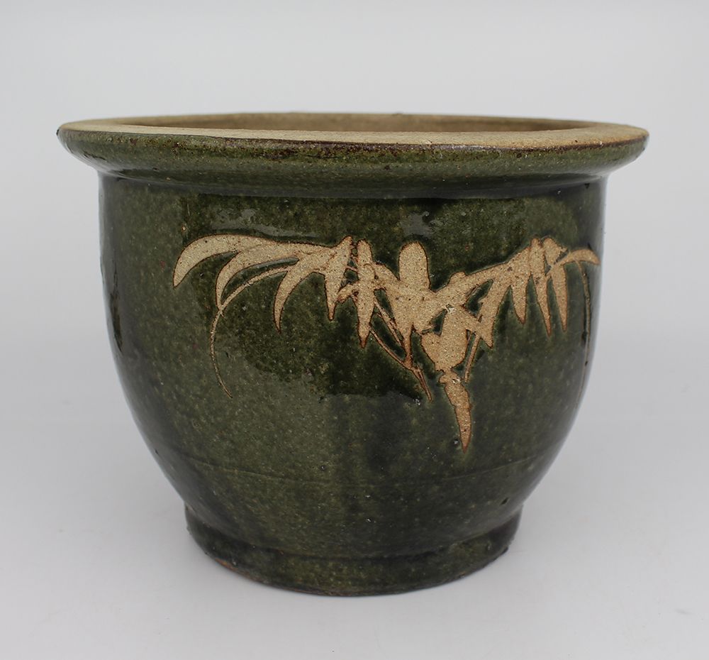 Pair of Earthenware Glazed Jardiniere Planter Pots - Image 7 of 10