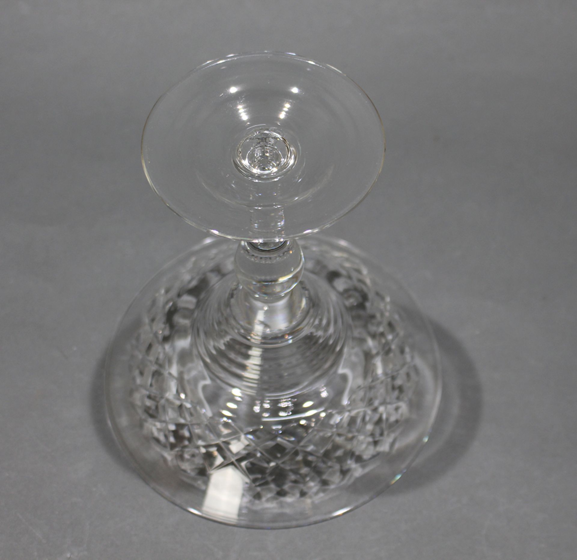 Vintage Cut Glass Crystal Tazza - Image 3 of 3