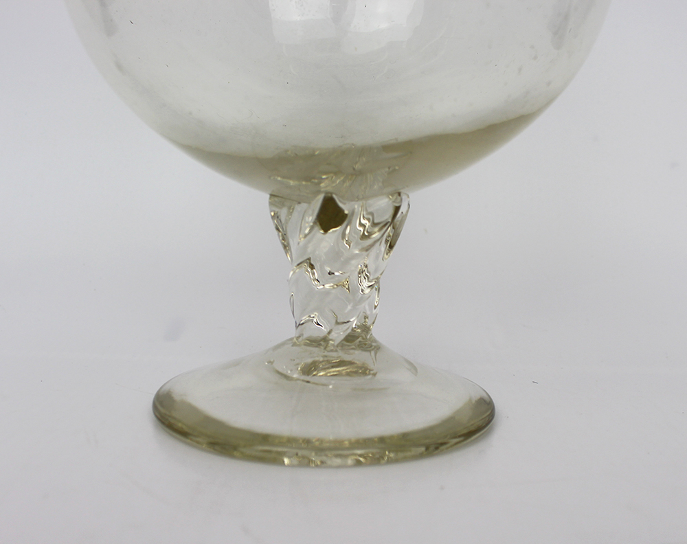 Antique Glass Footed Ewer - Image 5 of 6