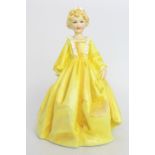 Royal Worcester Figurine Yellow Grandmothers Dress