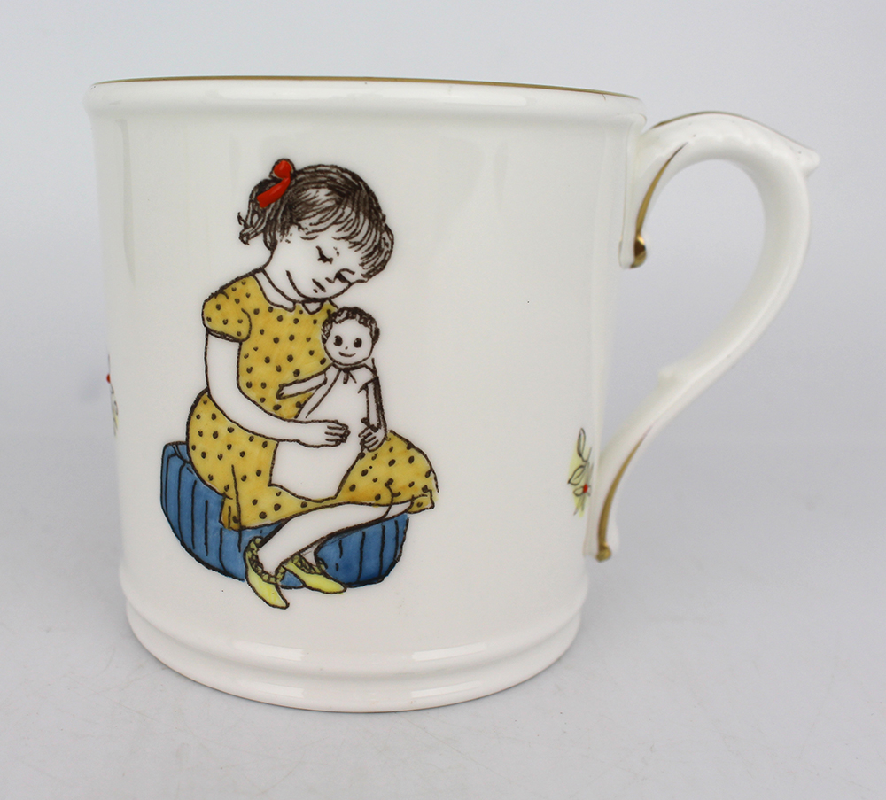 Royal Worcester Wednesday's Child Tankard - Image 2 of 3