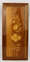 Italian Inlaid Floral Marquetry Panel