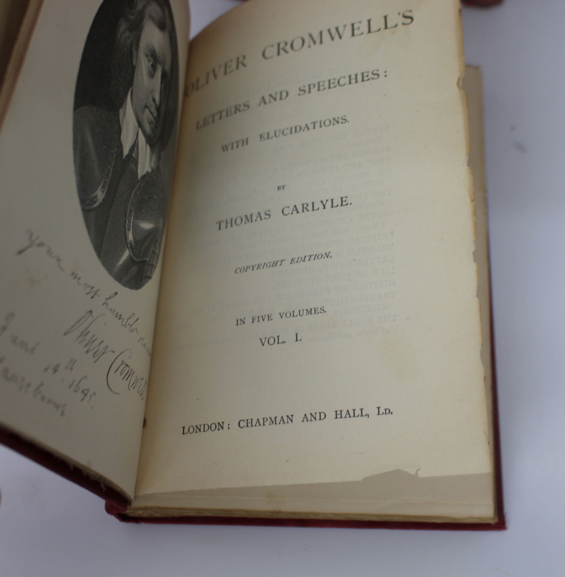 Carlyle History Books Chapman & Hill 11 Volumes - Image 4 of 5
