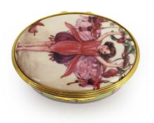 Royal Worcester The Connoisseur Collection Fuchsia Fairy Trinket Box