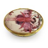 Royal Worcester The Connoisseur Collection Fuchsia Fairy Trinket Box