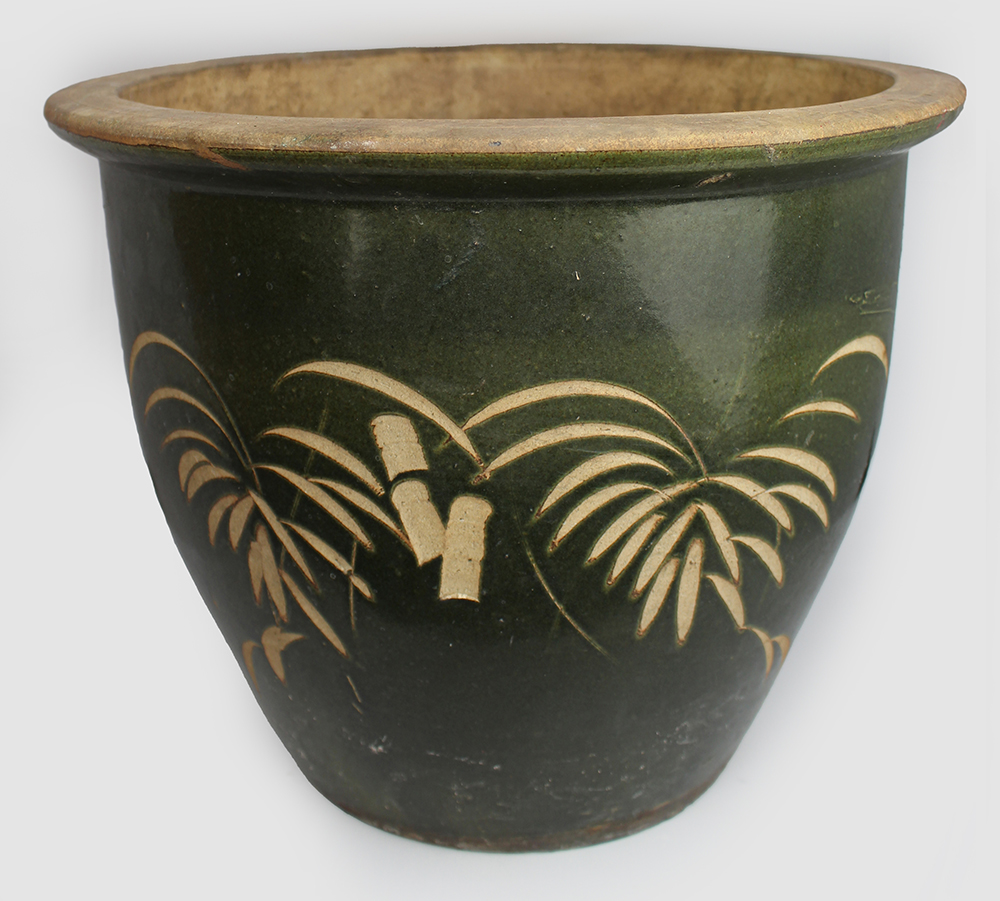 Pair of Earthenware Glazed Jardiniere Planter Pots - Image 2 of 10