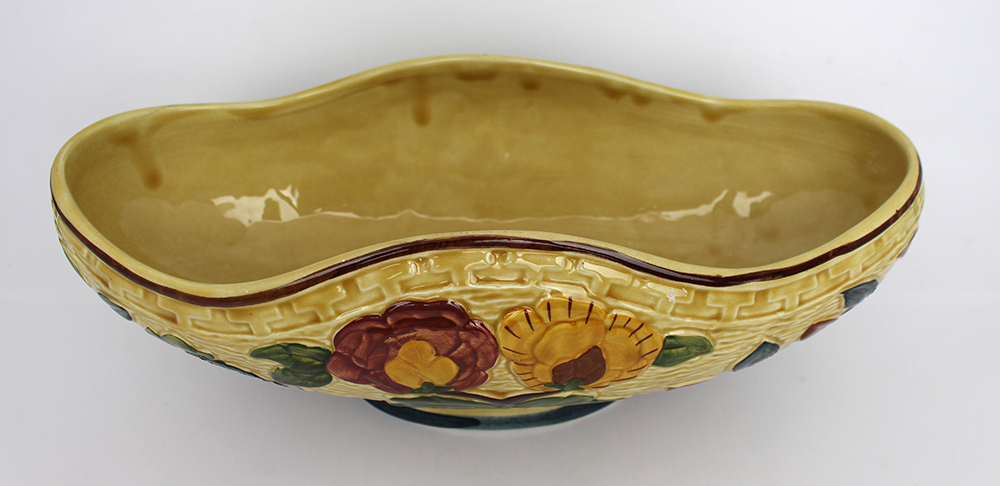 H.J.Wood Indian Tree Boat Shaped Bowl - Image 4 of 5