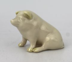 Small Irish Belleek Pig c.1980