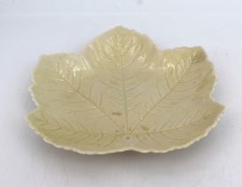 Belleek Maple Leaf Plate c.1950