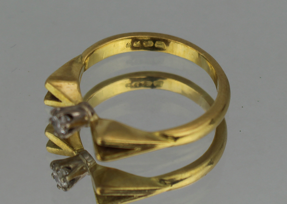 Diamond 18ct Yellow Gold Ring - Image 3 of 4