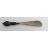 Sterling Silver Hallmarked Shoe Horn Chester 1915