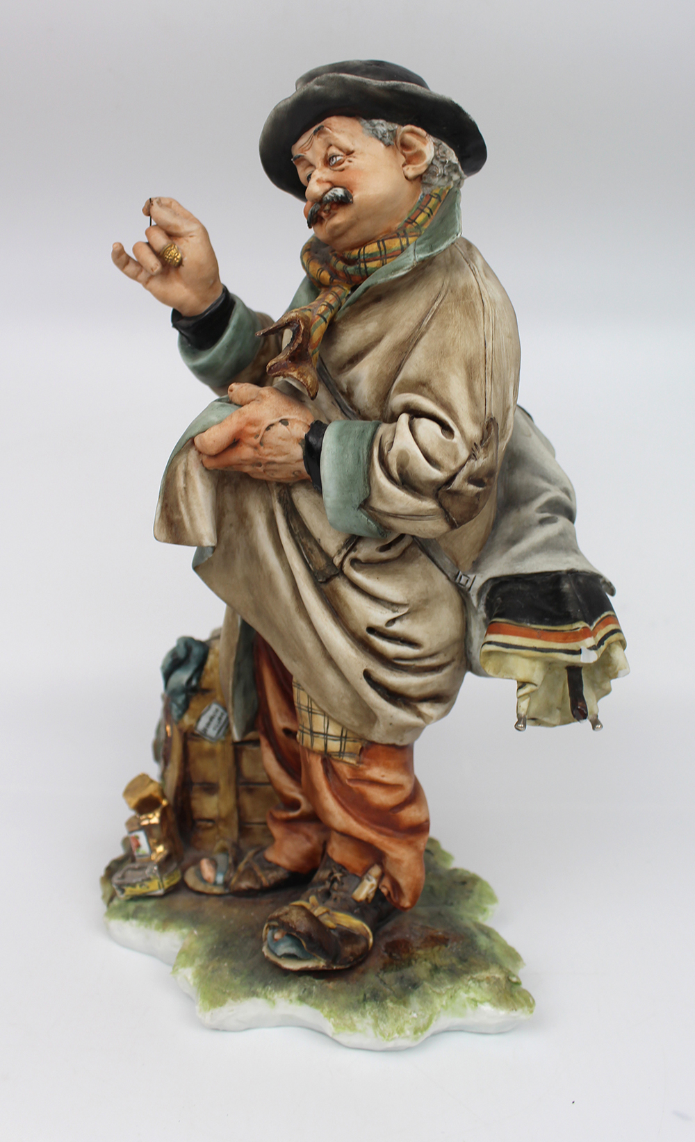 Capodimonte Tramp Patching His Coat by Tyche Bruno - Image 2 of 5