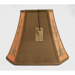 CIMC Decorative Orange Lined Lampshade